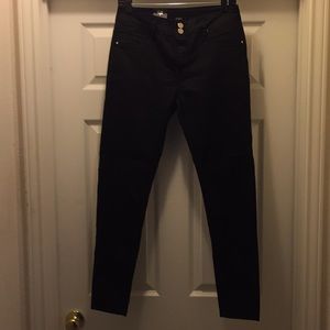 Black Skinny Leg Jeans